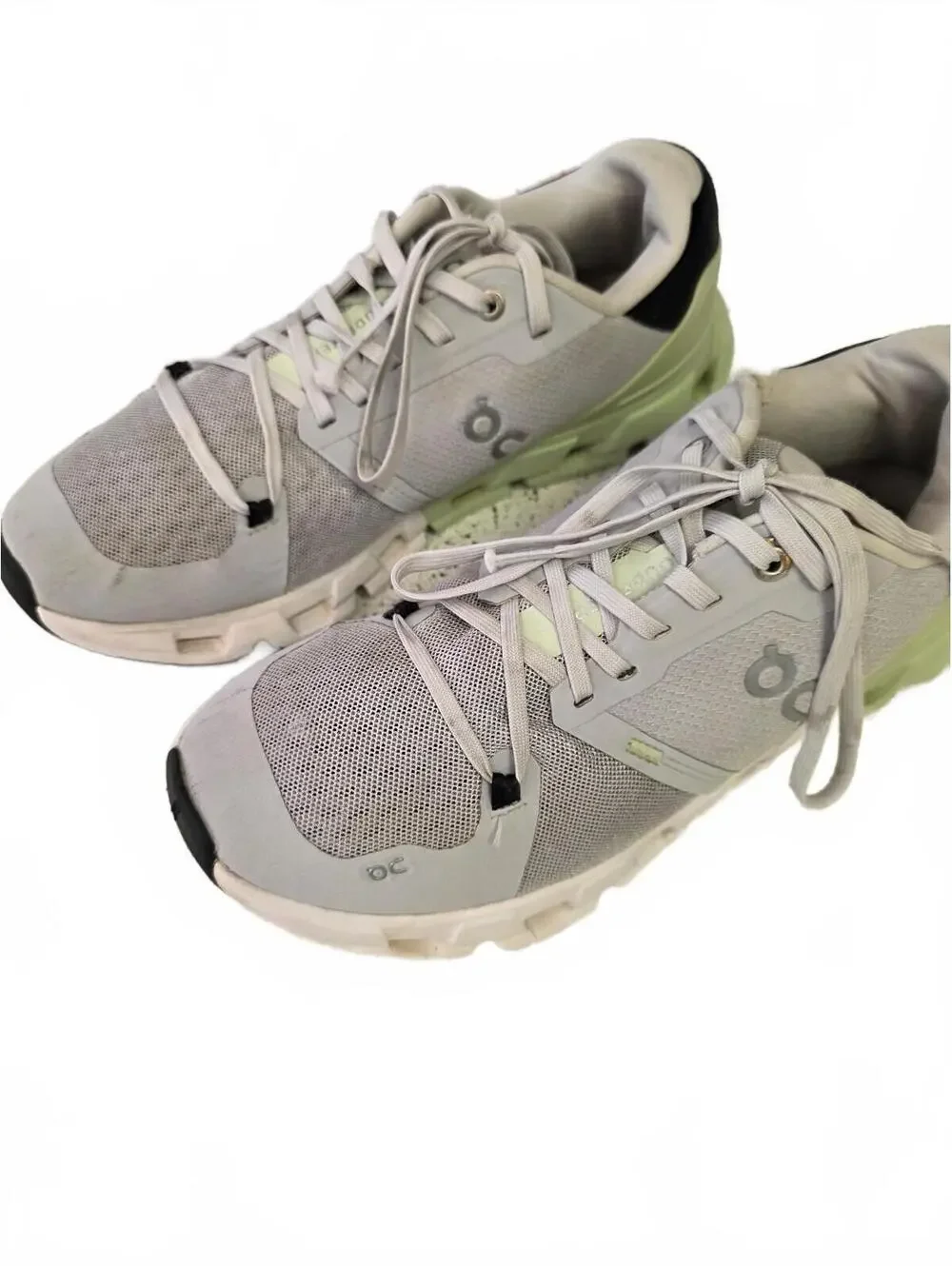 On Running Cloudflyer 4 road-running Sneakers in Light Gray and Black - Size 10